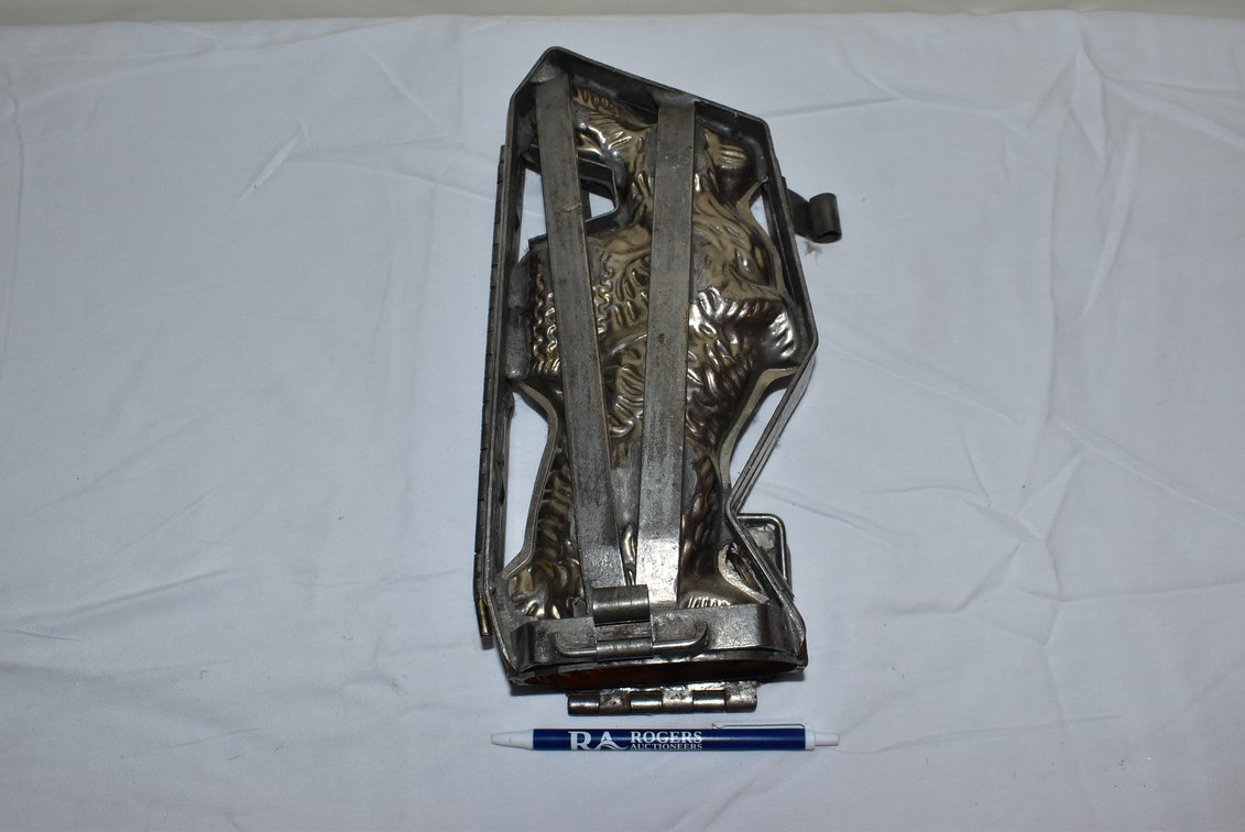 Antique Double Bunny Chocolate Mold