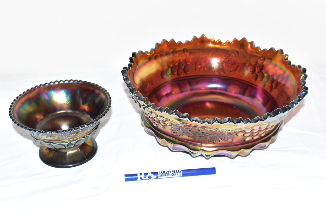 Northwood Carnival Glass Bowls