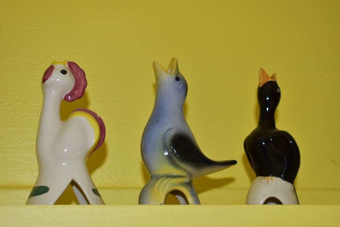 Vintage Pie Birds