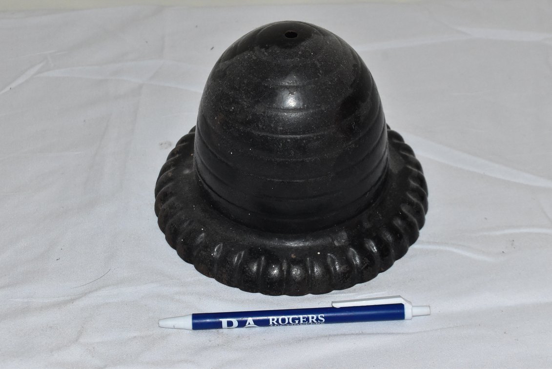 Antique Cast Iron Beehive String Holder