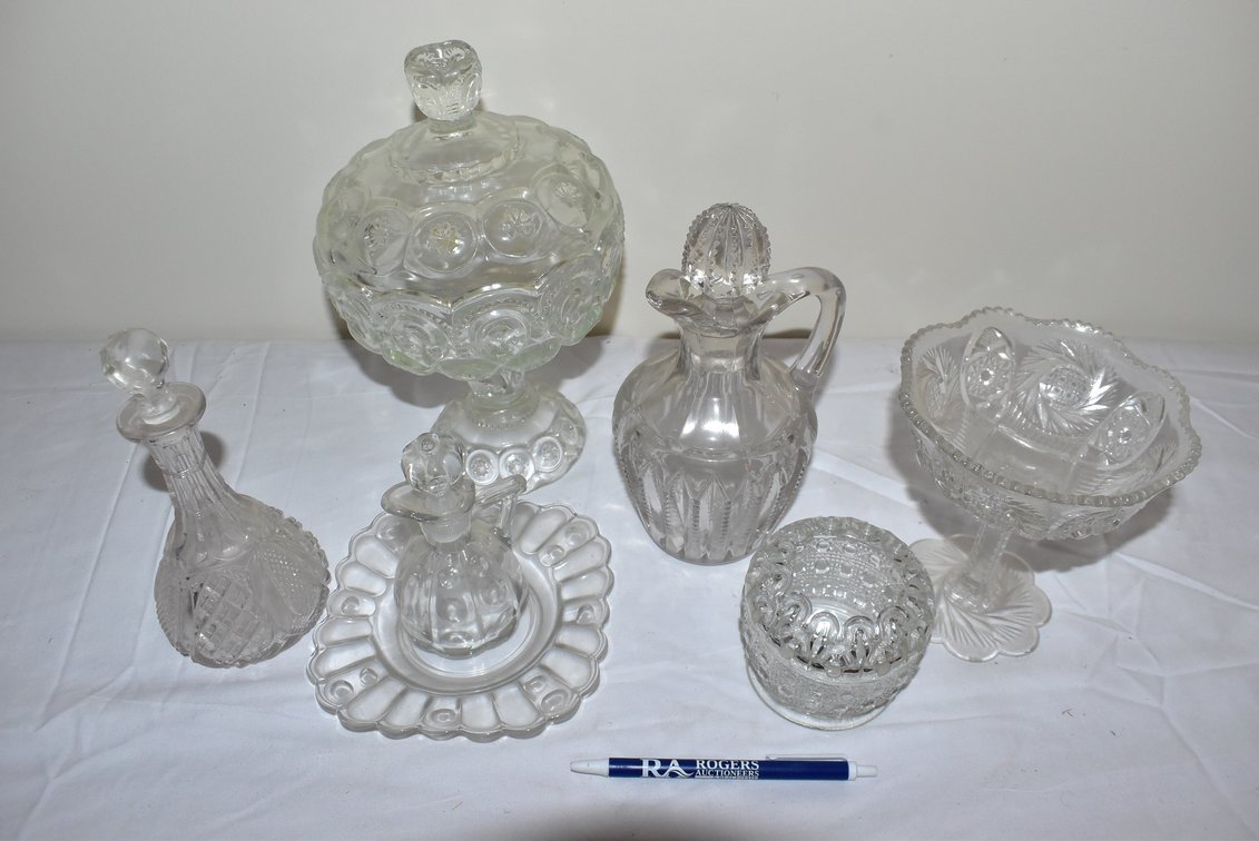 Vintage Cut Glass Serving Pieces