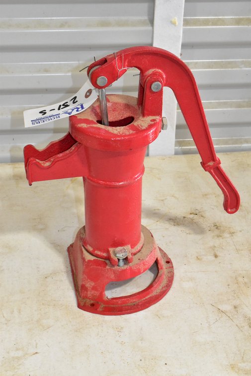 Red Cast Iron Water Pump