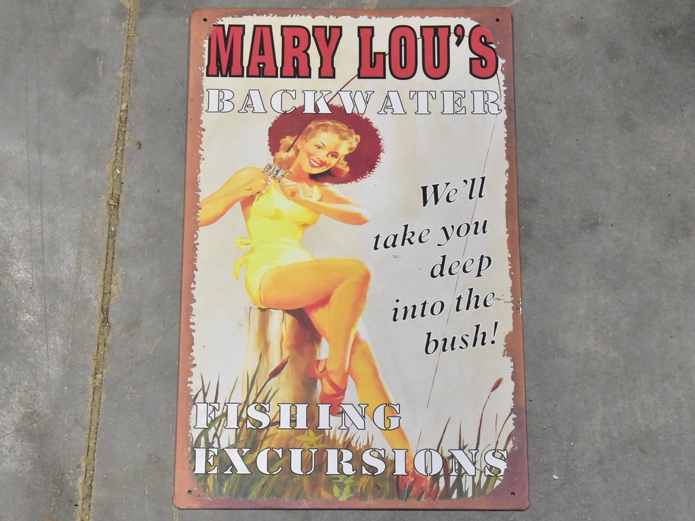 Mary Lou’s Backwater Sign