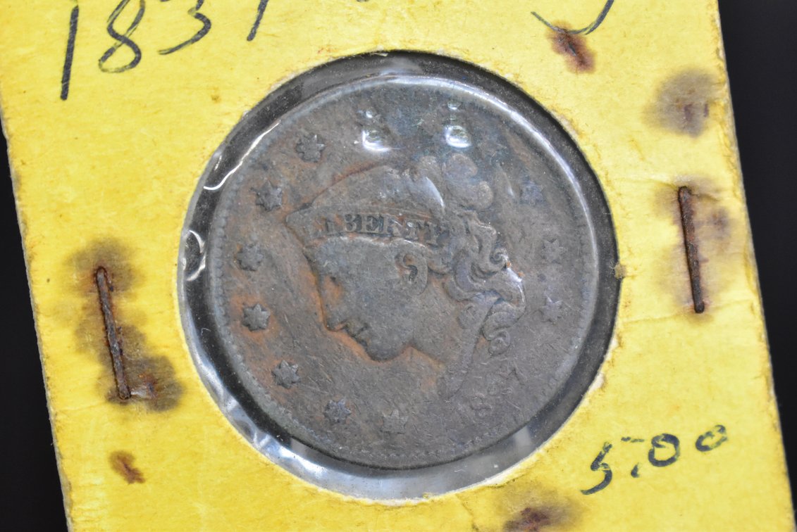 1837 One Cent Large Cent