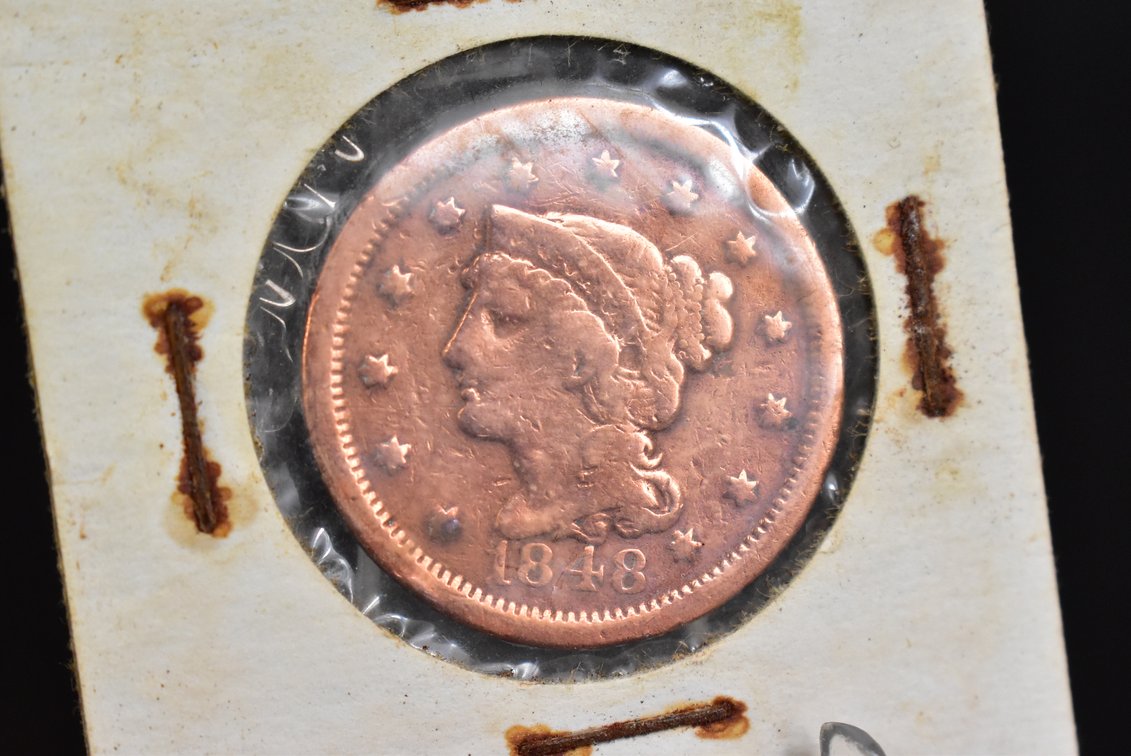 1848 One Cent Large Cent