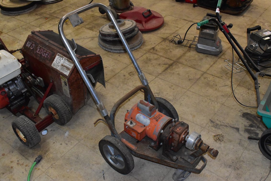 Drum Style Drain Cleaning Machine