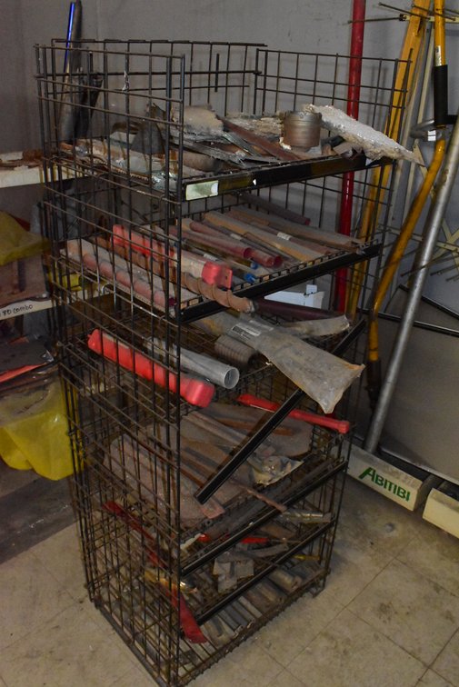 Shelving Rack and Contents