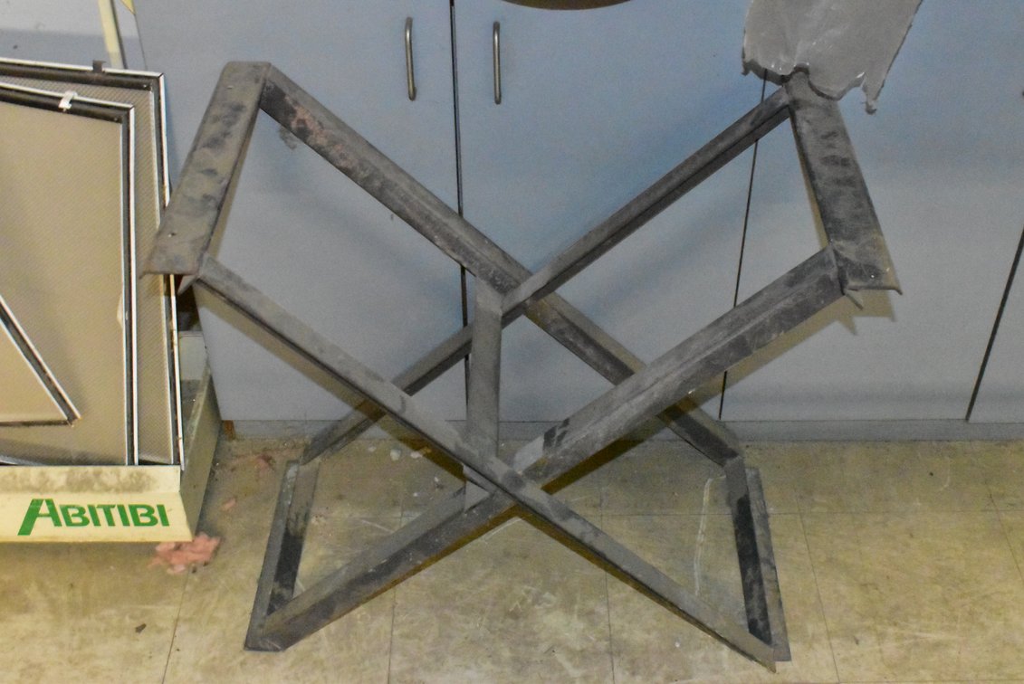 Folding Metal Table Stand