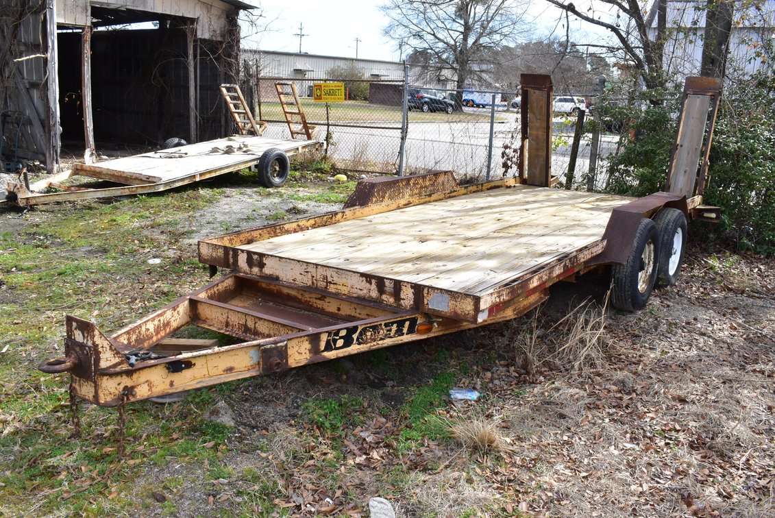 1997 Bame 7 Ft. 16 Ft. Double Axle Trailer
