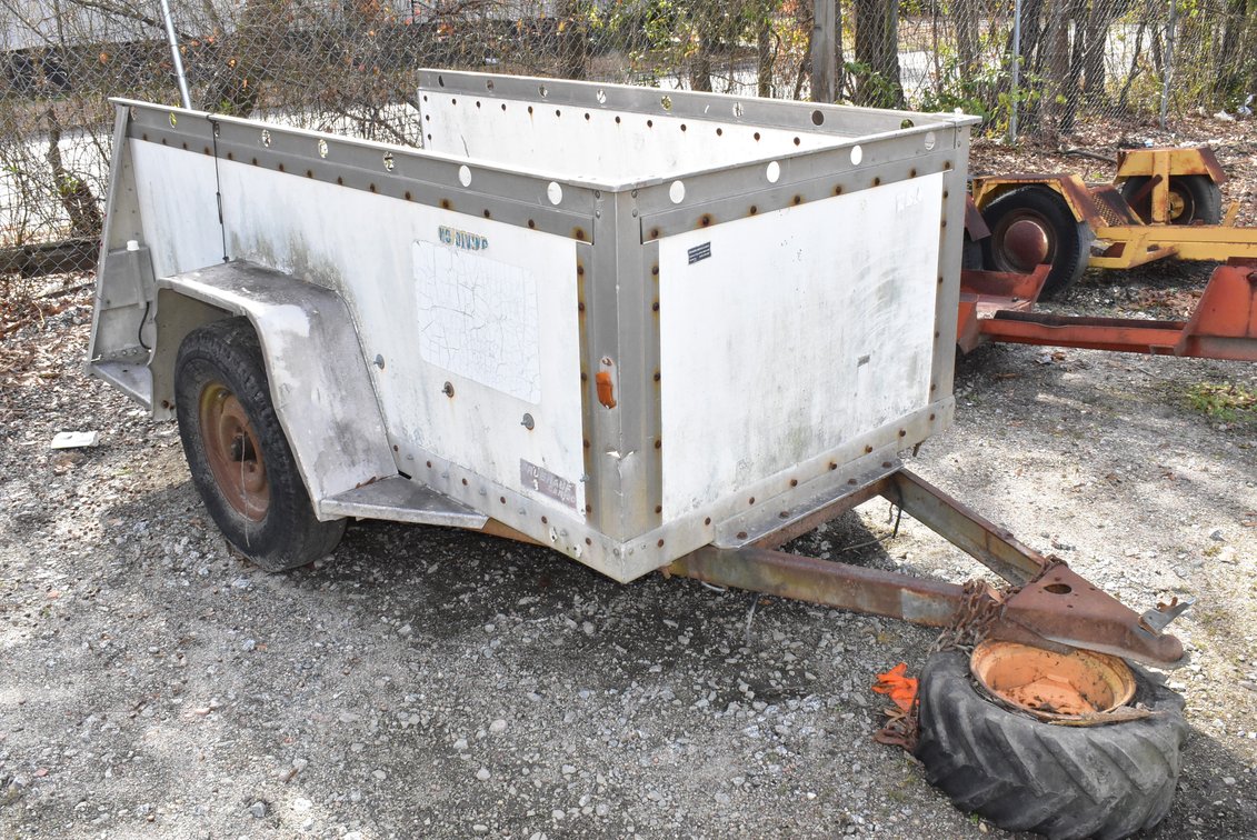 1980 Fruehauf Cargo Single Axle 4 Ft. x 8 Ft. Trailer