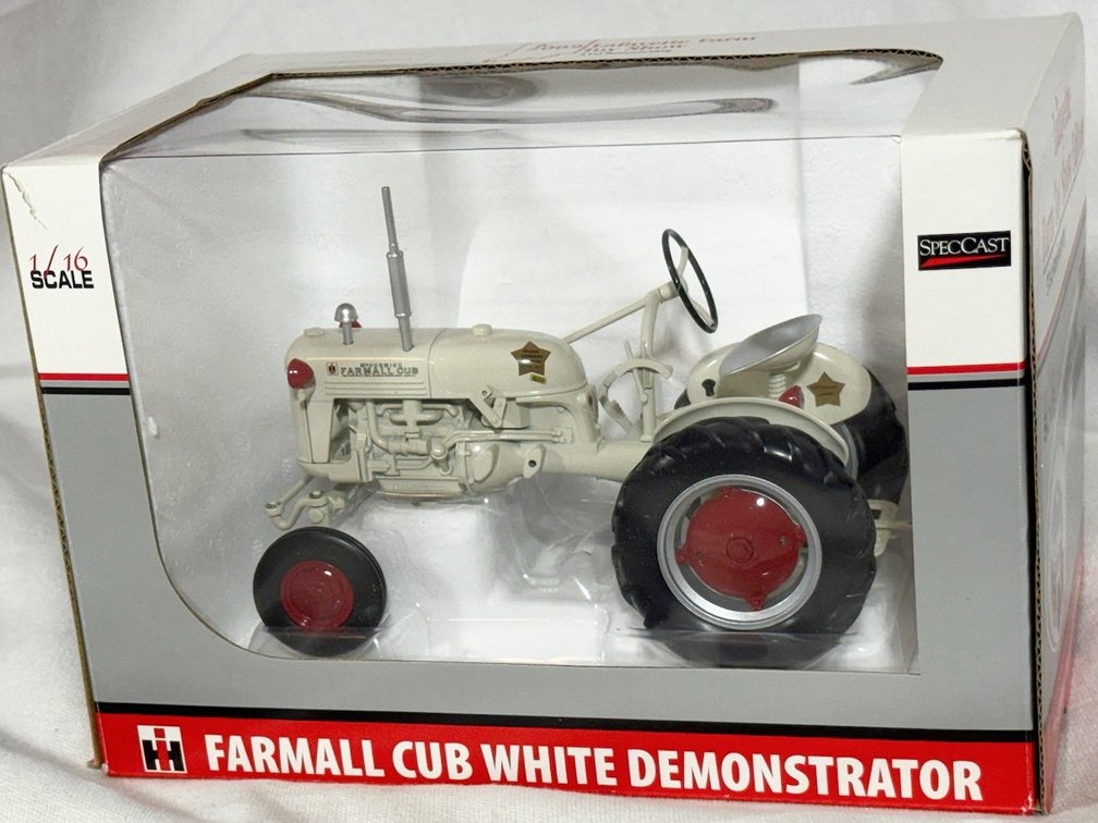 Farmall Cub White Demonstrator