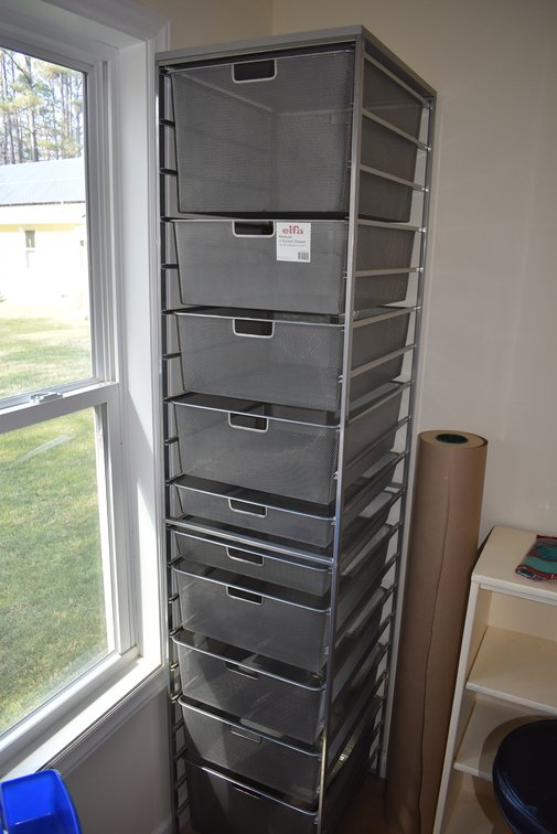 Wire Mesh Cabinets in Stand