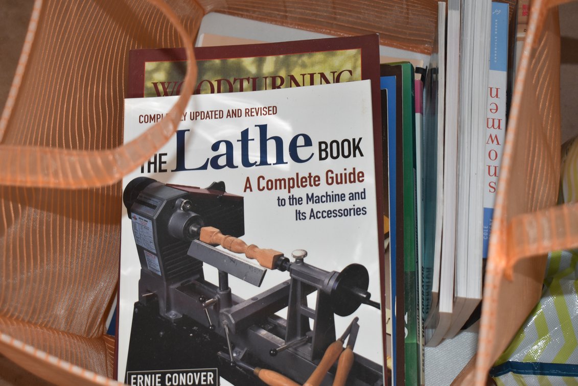 2 Bags Woodworking Books