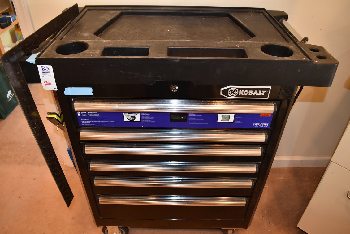 Kobalt Roller Cabinet Toolbox w/ Contents - Craftsman Wrenches +