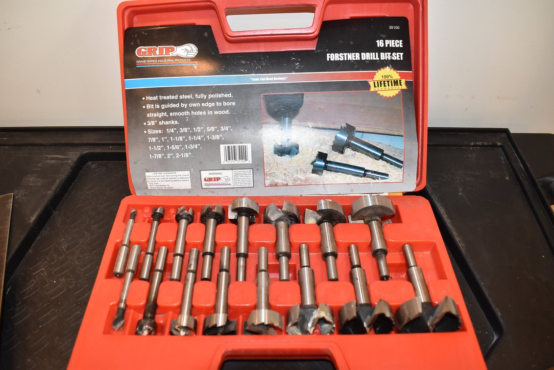 GRIP Forstner Drill Bit Set