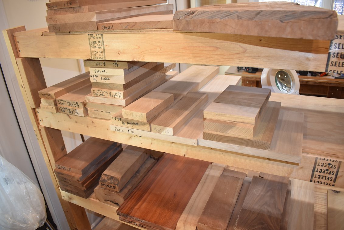 Section Wood - Cherry, Poplar, Black Walnut, Sapele +