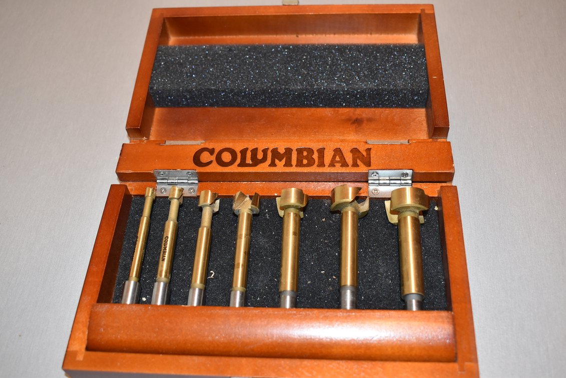 Columbian 7-Piece Forstner Wood Working Drill Bit Set
