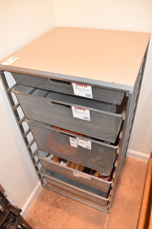 Cabinet w/ Wire Mesh Drawers