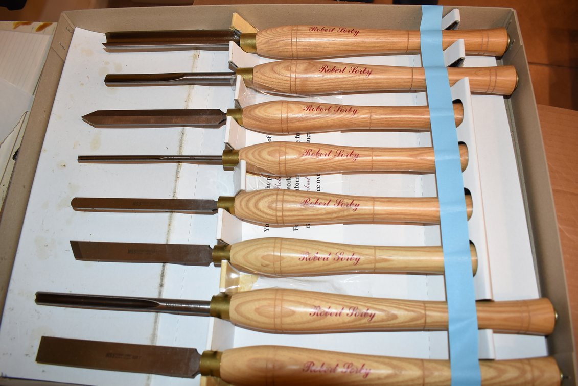 Robert Sorby Set of 8 Woodturning Tools