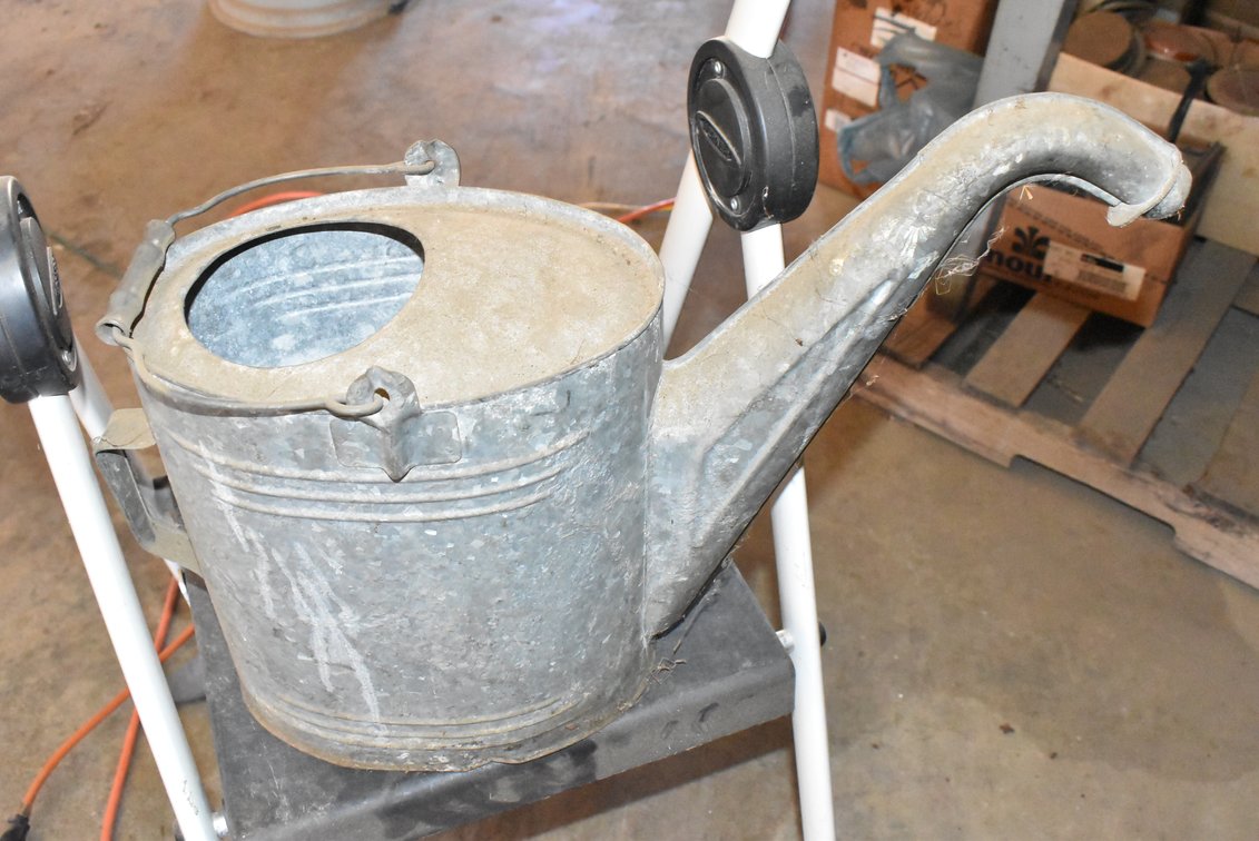 Galvanized Watering Can