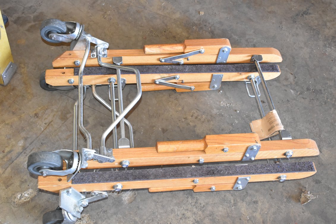 2 Wooden Folding Dollies