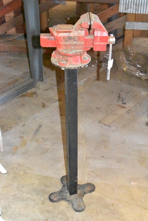 Wilton Bench Vise on Pedestal