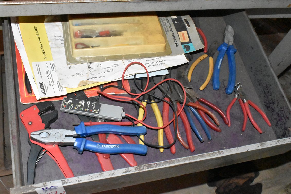 Wiring Tools in Drawer