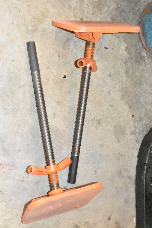 Orange Painted Clamp