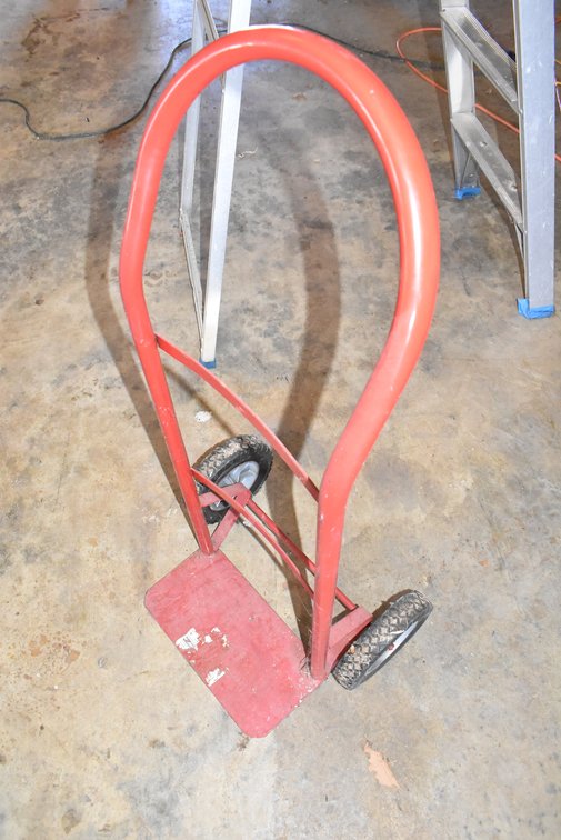 Small Red Hand Truck