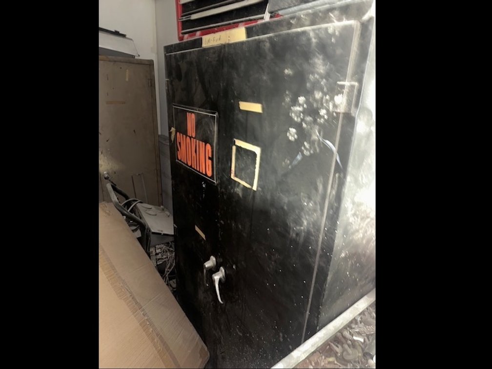 Black Metal Cabinet