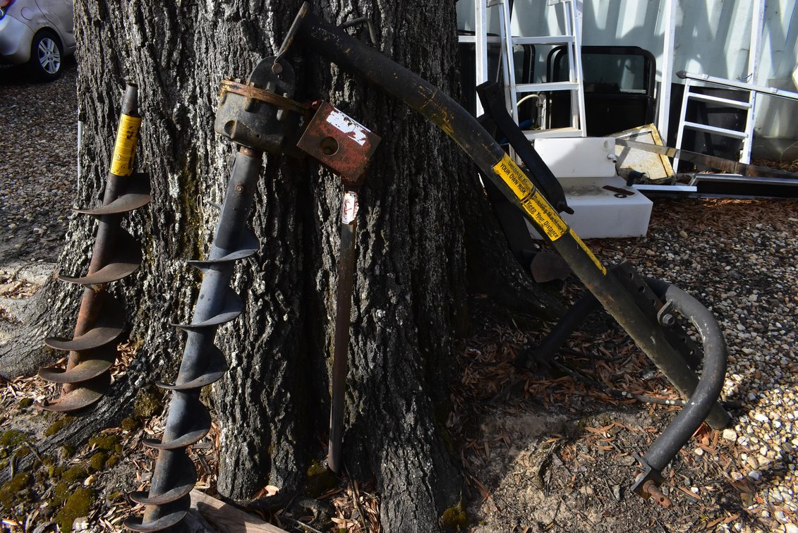 3 Pt. Hitch Post Hole Digger Auger w/ Bits