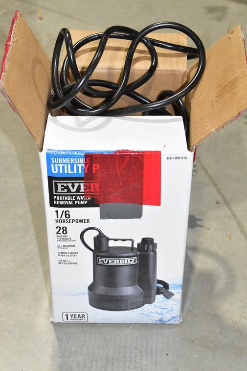 Portable Water Removal Pump