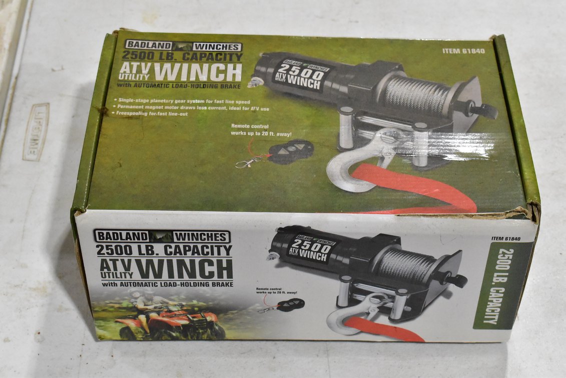 Badland 2500 Lbs. Cap. ATV Utility Winch