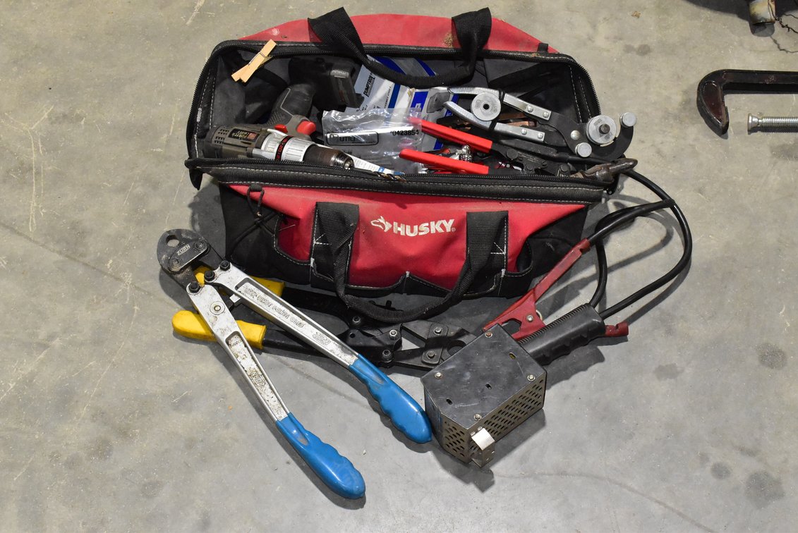 Assorted Tools w/ Husky Bag