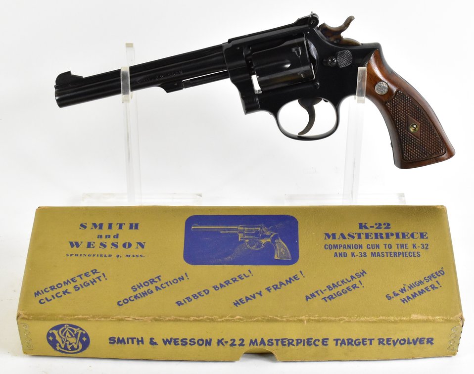 Smith & Wesson K-22 Masterpiece .22 LR Revolver Pistol
