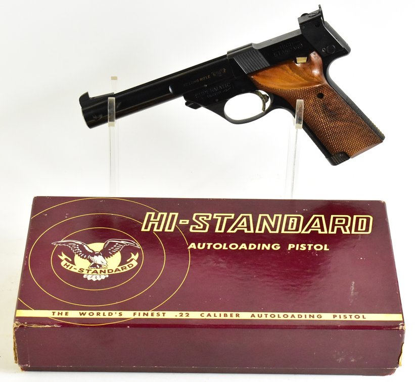 Hi-Standard Model 106 Military .22 LR Supermatic Trophy Pistol