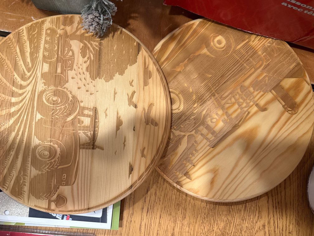 Wooden Wall Art (x2)