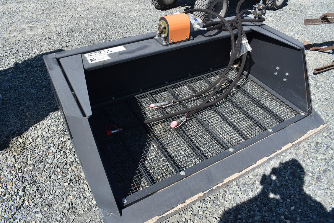 Wolverine Skid Steer Screening Bucket Attachment