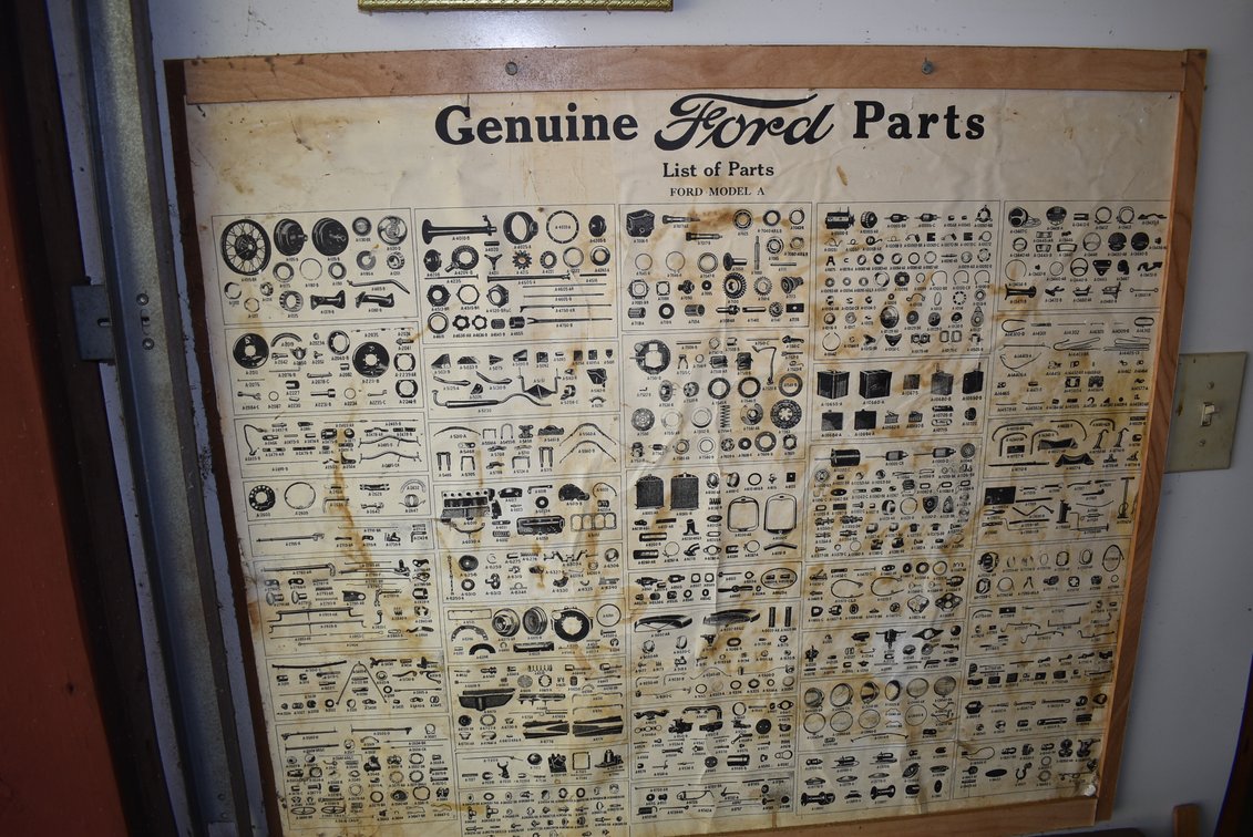 Genuine Ford Parts Poster