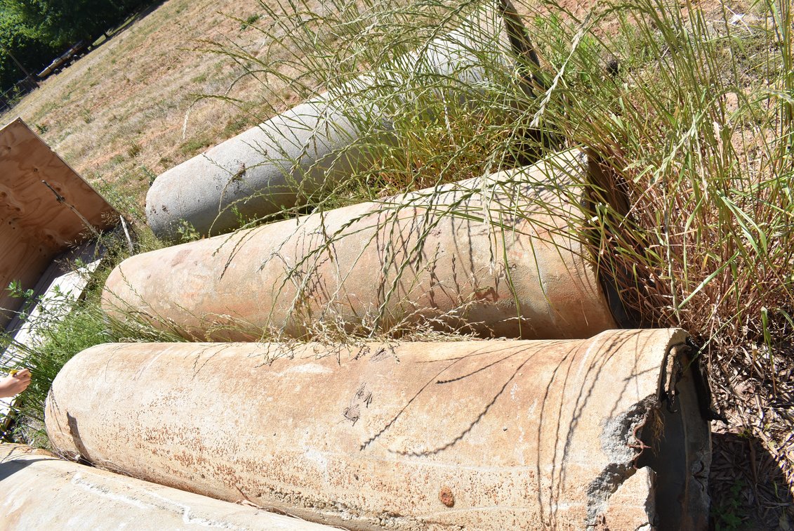 3 Concrete Culvert Pipes