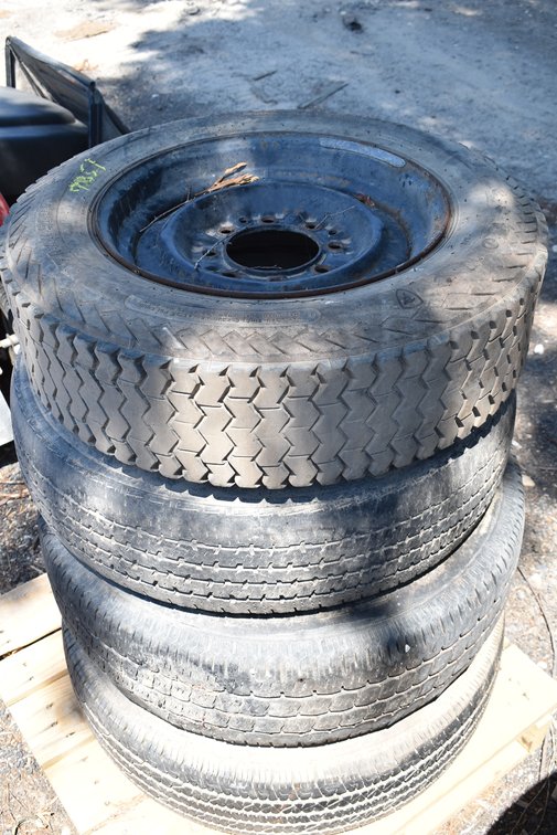 Four Mounted Transteel Tires