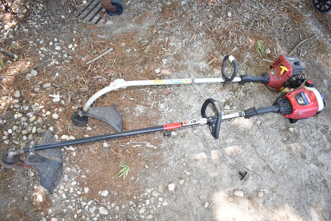 Two Gas String Trimmers Weedeaters
