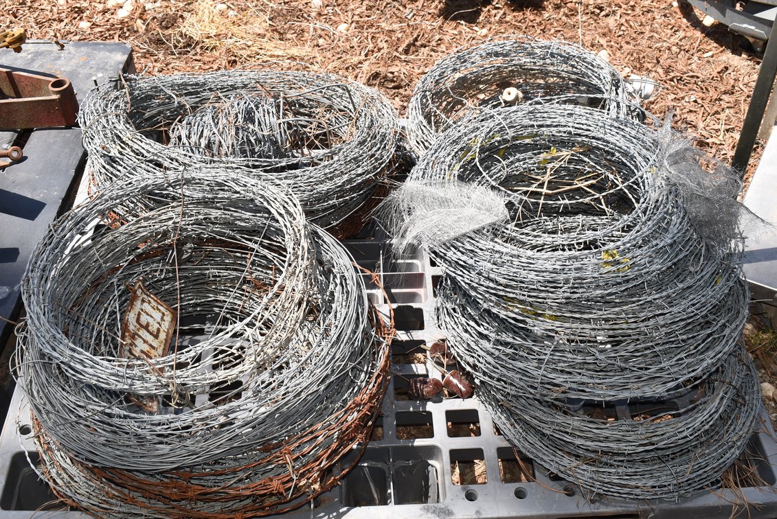 4 Barbed Wire Coils