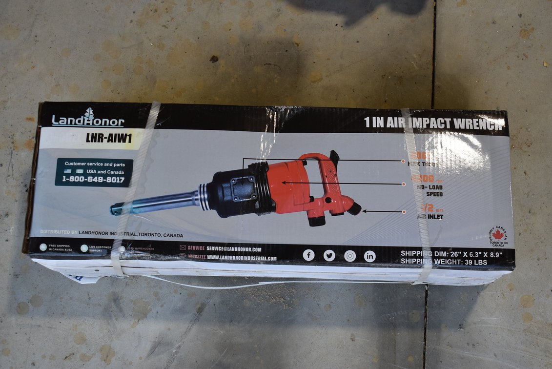 LandHonor 1-Inch Air Impact Wrench
