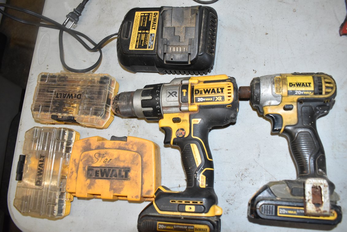 DeWalt Cordless Drills w/ Bits