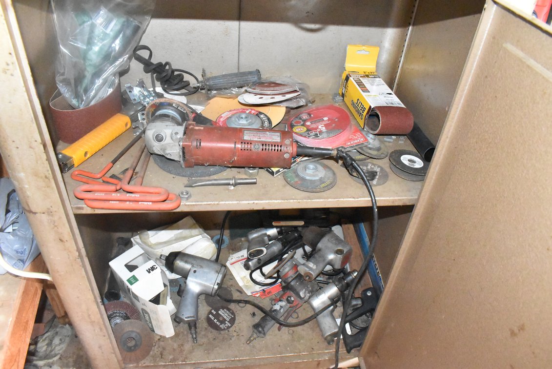 Pneumatic & Electric Tools + Contents Cabinet