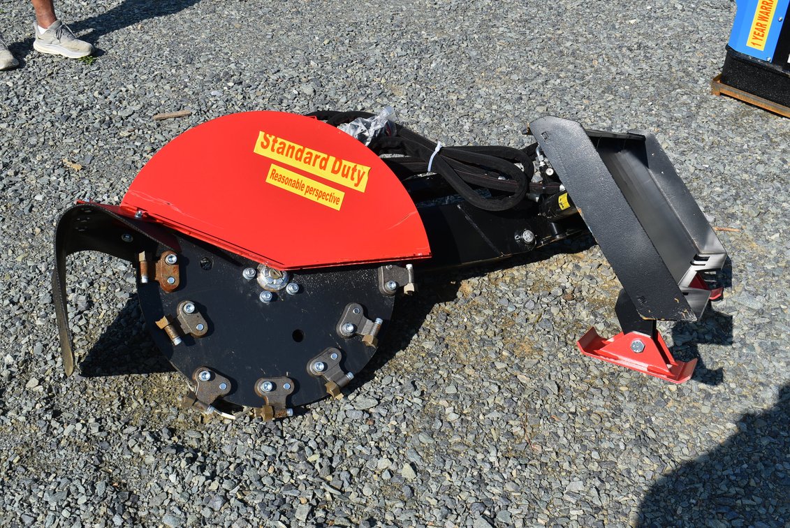 Skid Steer Stump Grinder Attachment