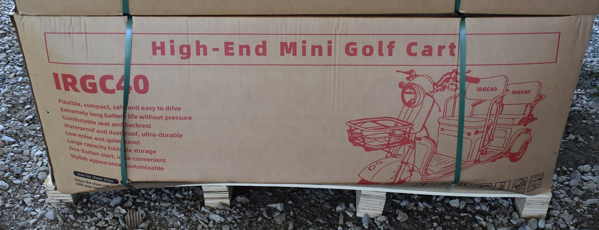 Green 110V Mini Golf Cart