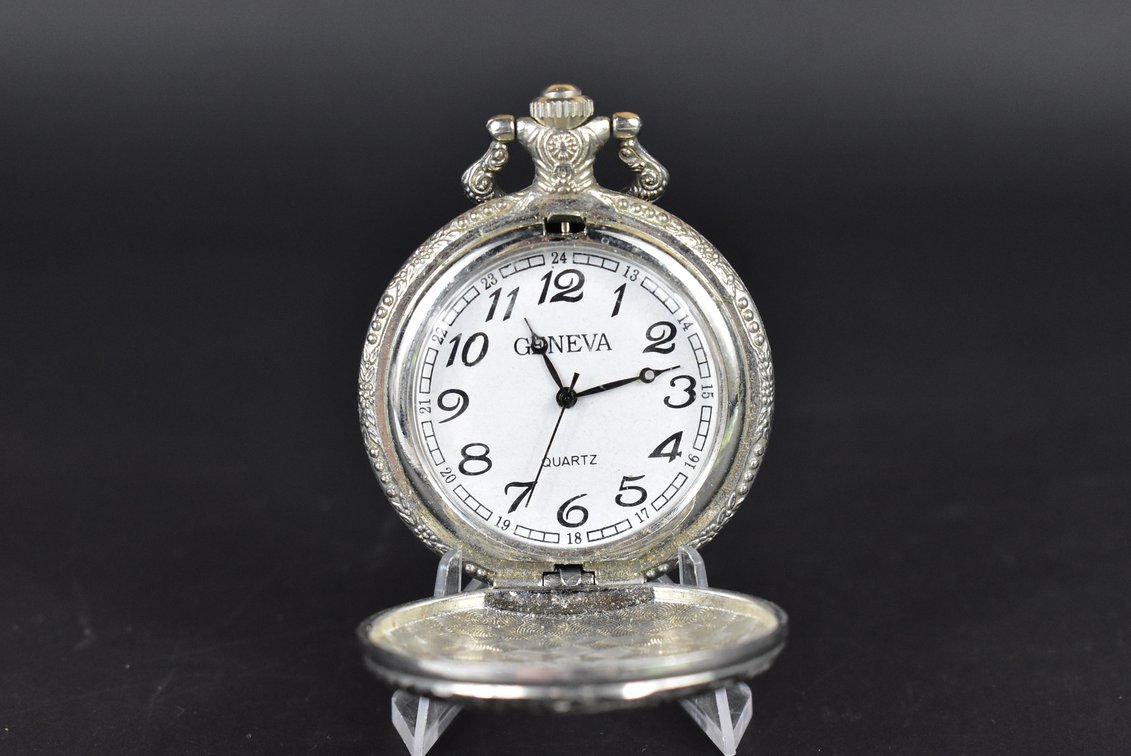 Geneva Quartz Pocket Watch