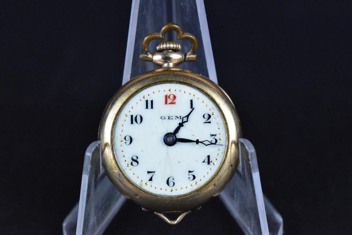Gem Ladies Necklace Watch